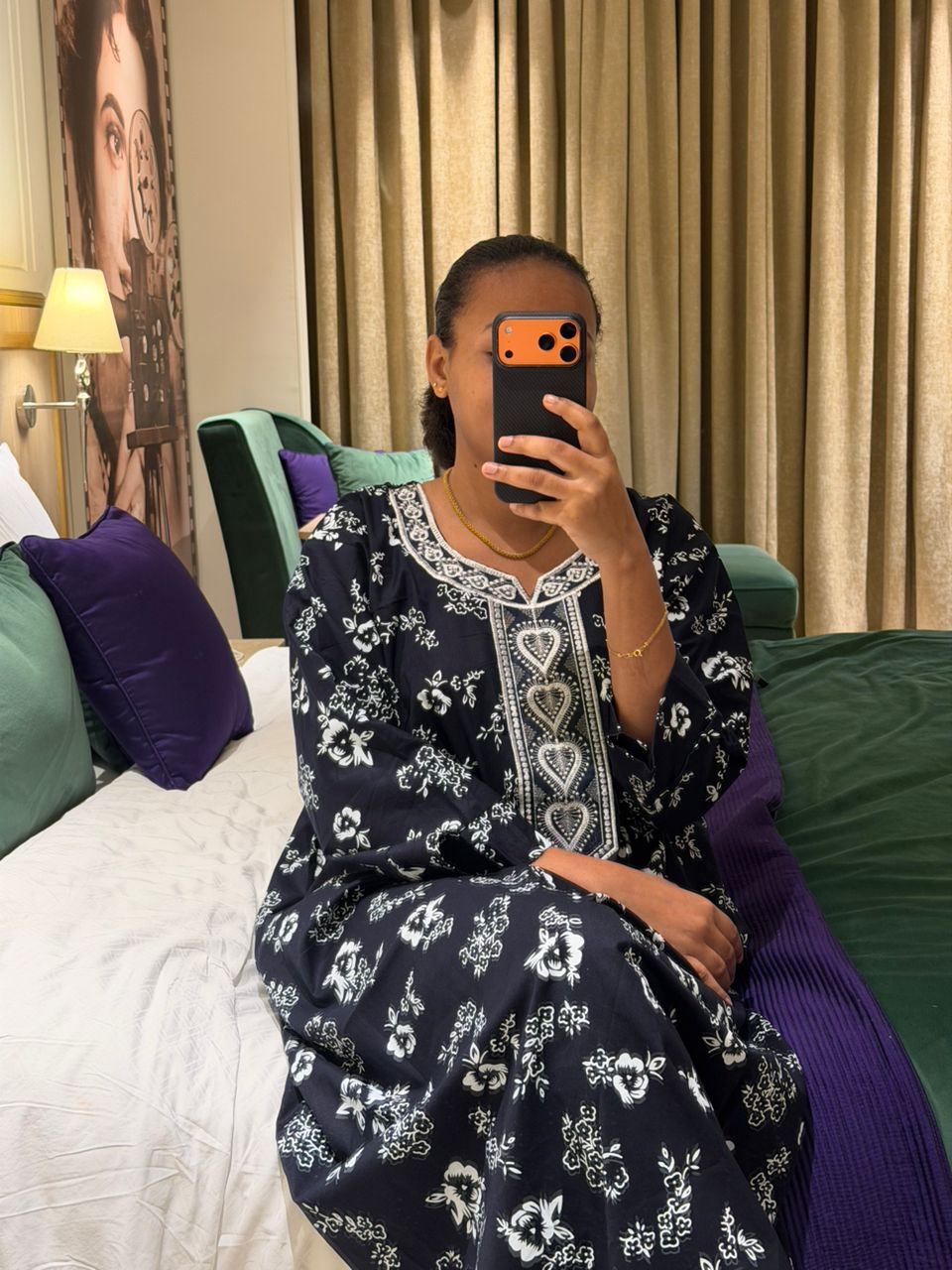 Modest Cotton Dera Dress - Image 2