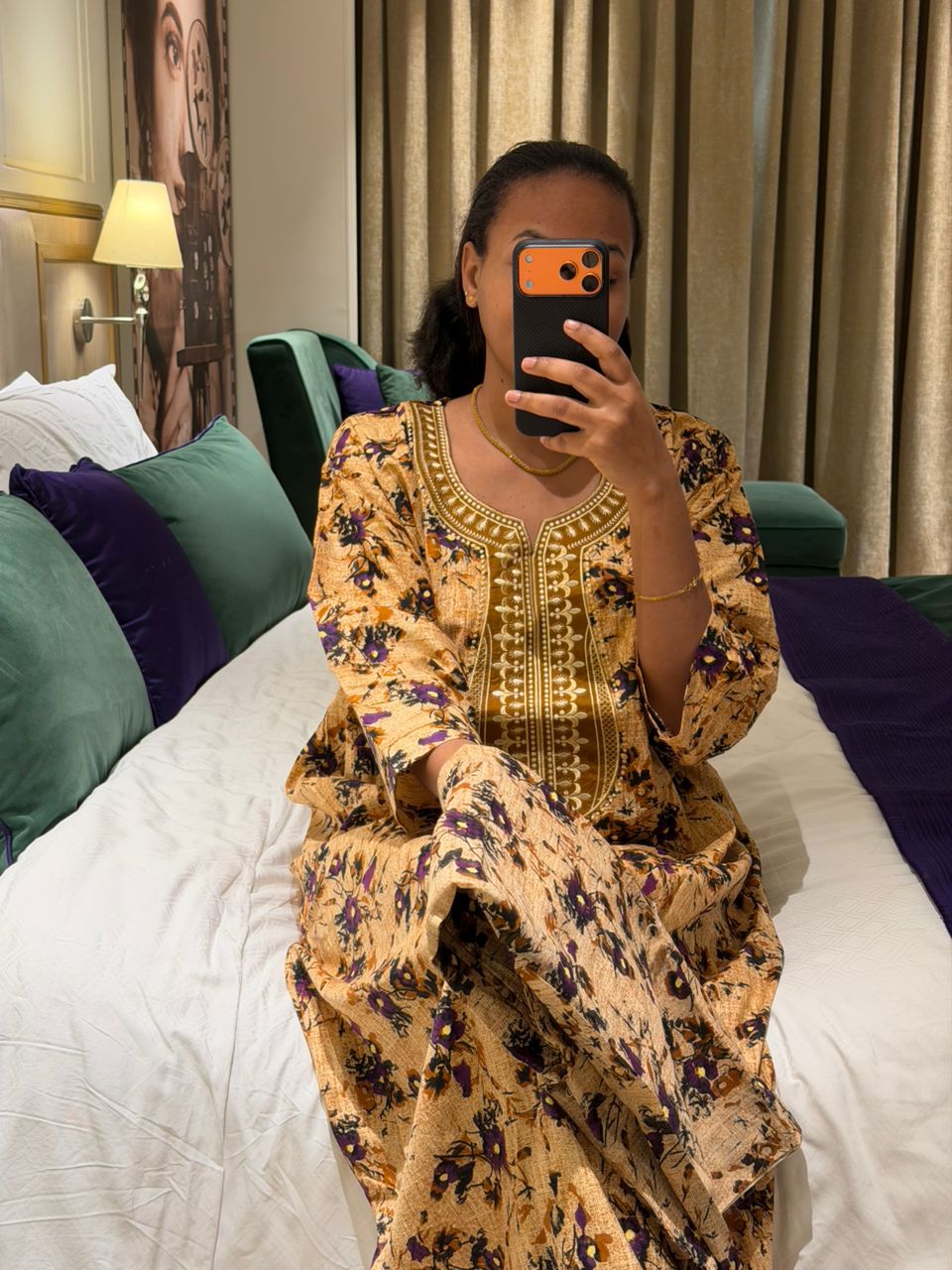 Modest Cotton Dera Dress - Image 4